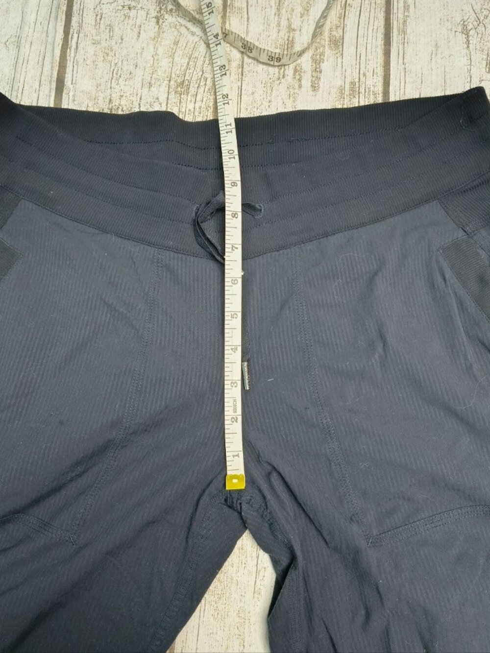Lululemon Studio Dance Pants Black Drawstring Ankle - Picture 5 of 9